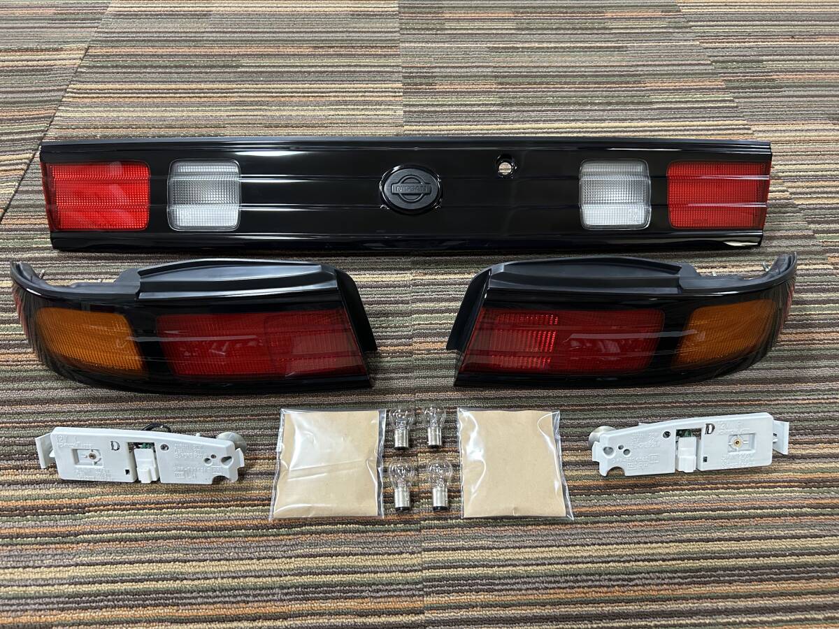 S14 シルビア 純正 テールランプ 後期 左右セット ガーニッシュ テール