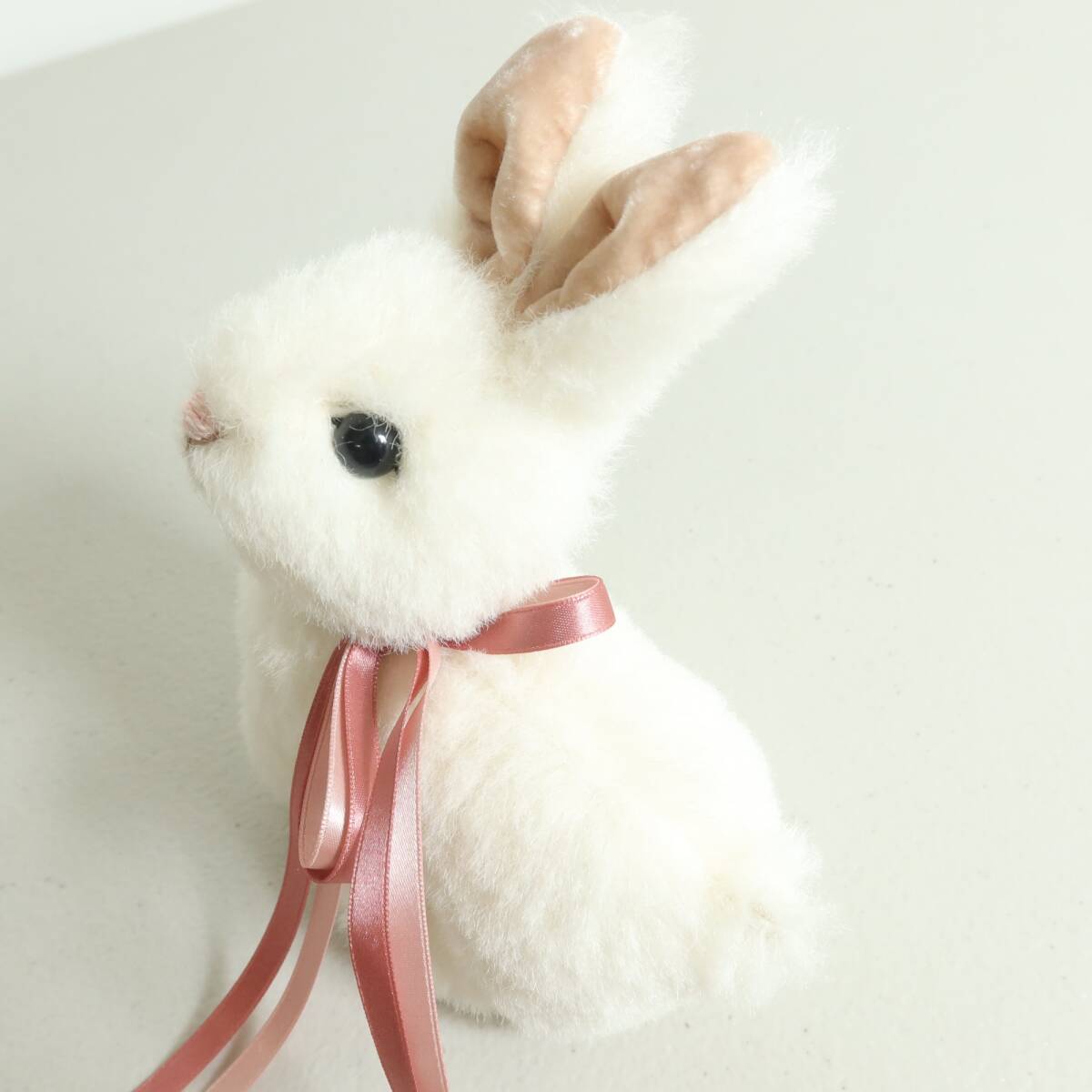 PINK HOUSE 白うさぎのコサージュ 白花うさぎコサージュ - ピンク