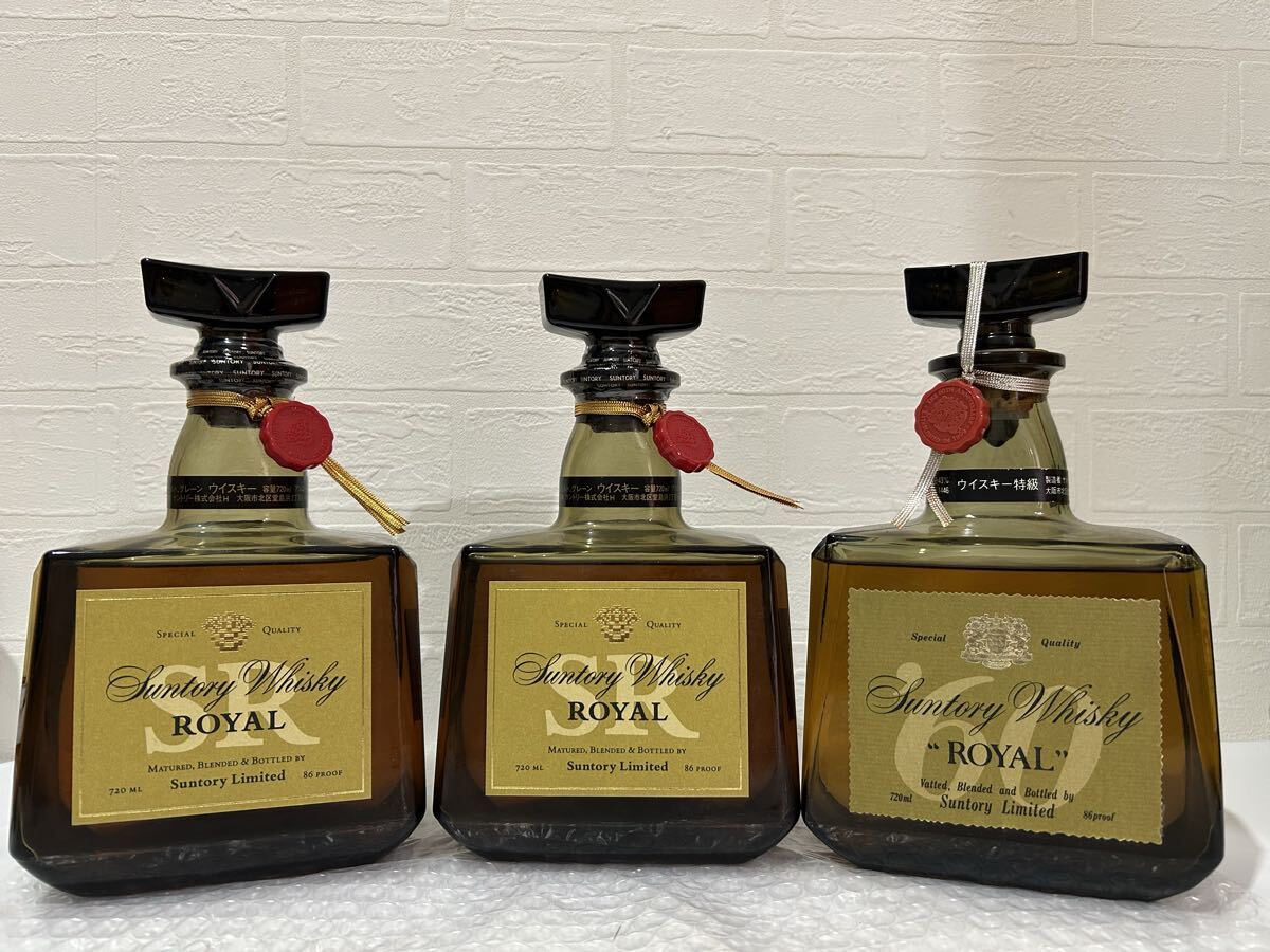 ☆サントリー ローヤル 3本セット 2024 ☆720ml ☆ウイスキー ☆古酒