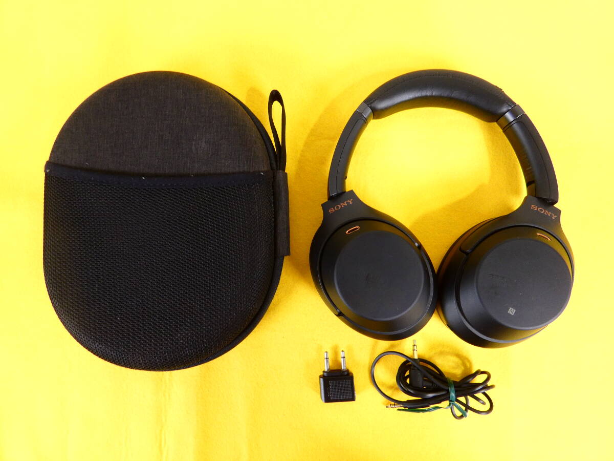 ソニー WH-1000XM3 ワイヤレスヘッドホン ブラック 中古品 空2－160A
