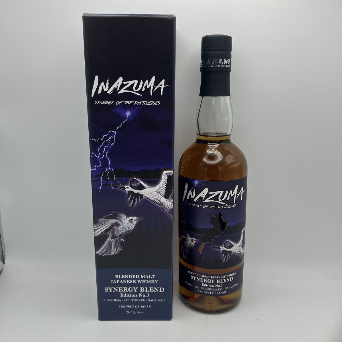 未開栓 イナズマ ウイスキー 長濱蒸溜所 INAZUMA SYNERGY BLEND