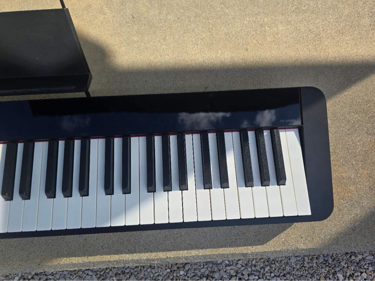 部分確認 CASIO 電子ピアノ PX-S1000 BK/88鍵盤/アダプター欠品/19年製/
