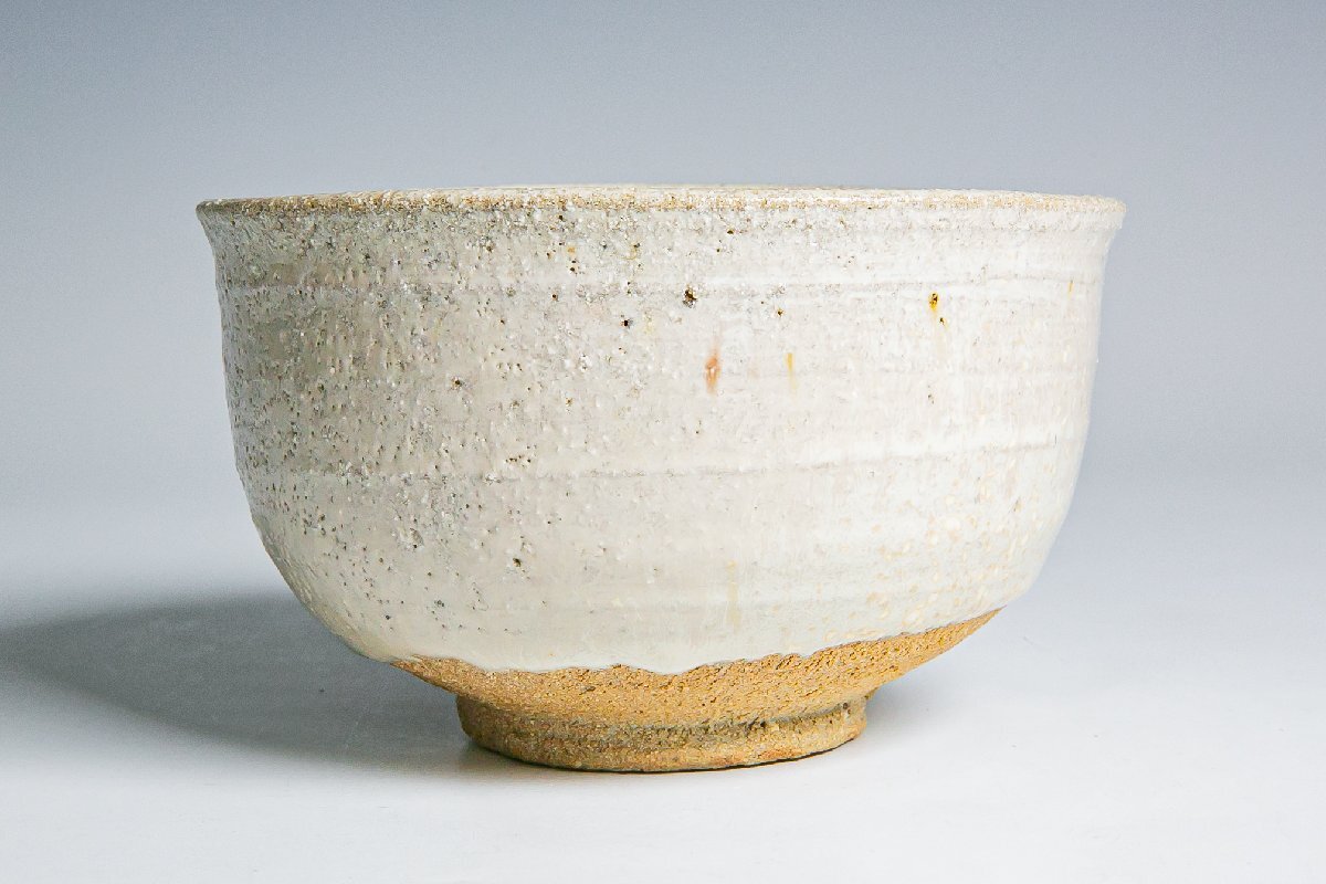 唐津焼 名工 西岡小十 秀逸作 絵唐津 茶碗 箱無し 茶道具 煎茶 抹茶碗