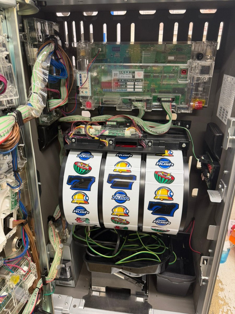 パチスロハイパーラッシュ 宅配可能 メダル不要機 フルセット スロット