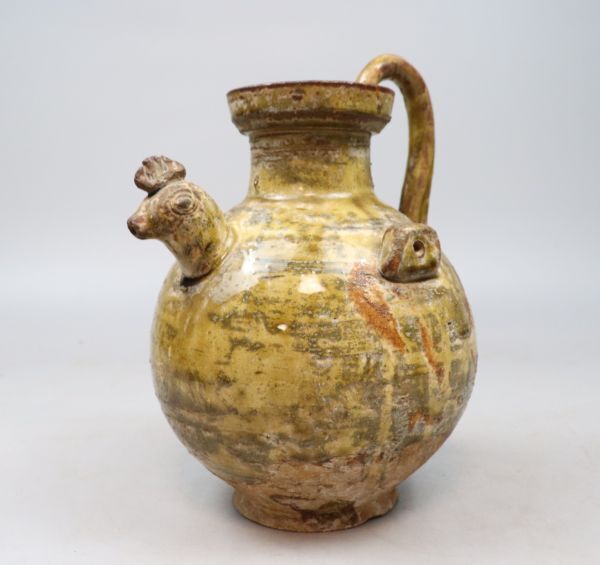 中国美術 唐代 鶏頭壺 水注 TK008