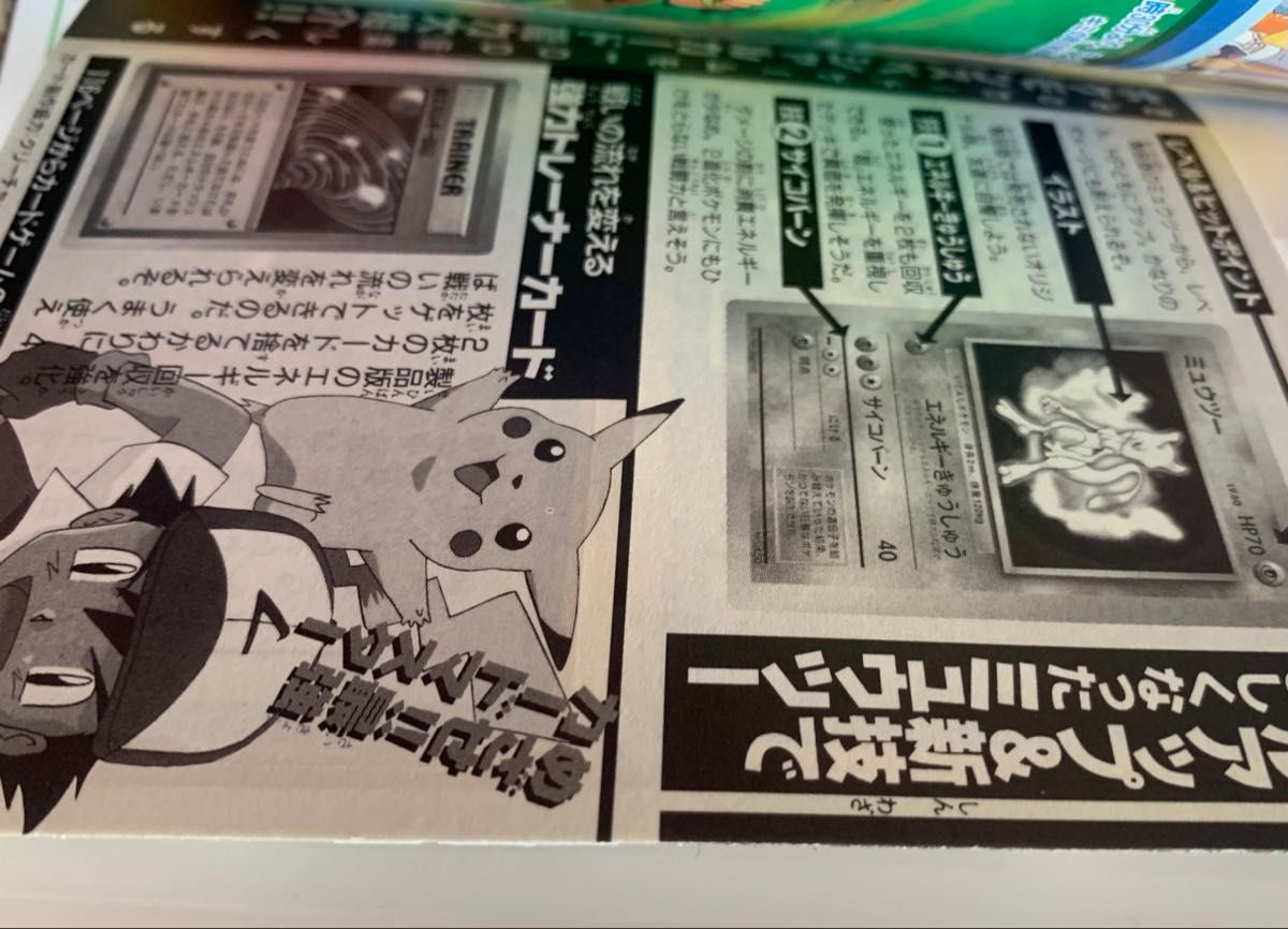 ミュウツー エネルギー回収 ポケットモンスター公式ファンブック付録