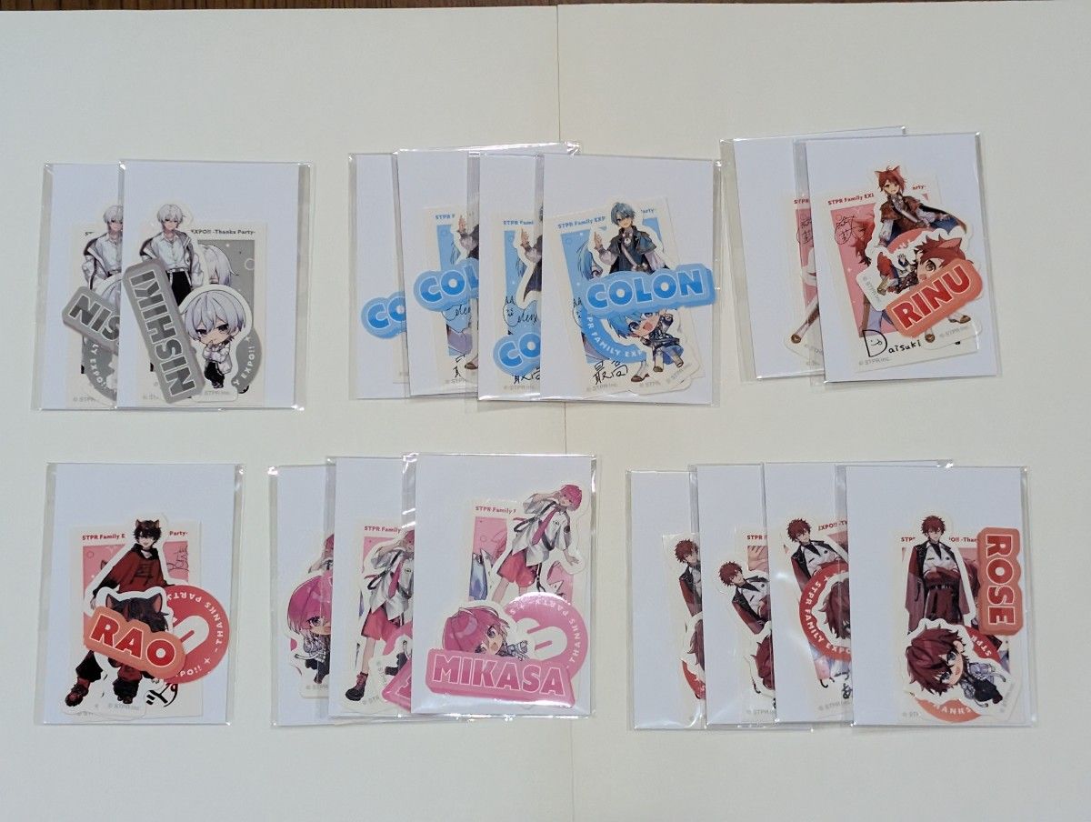 STPR EXPO すとふぁみくじ ステッカー Lapis ×10枚 STPR Family Expo