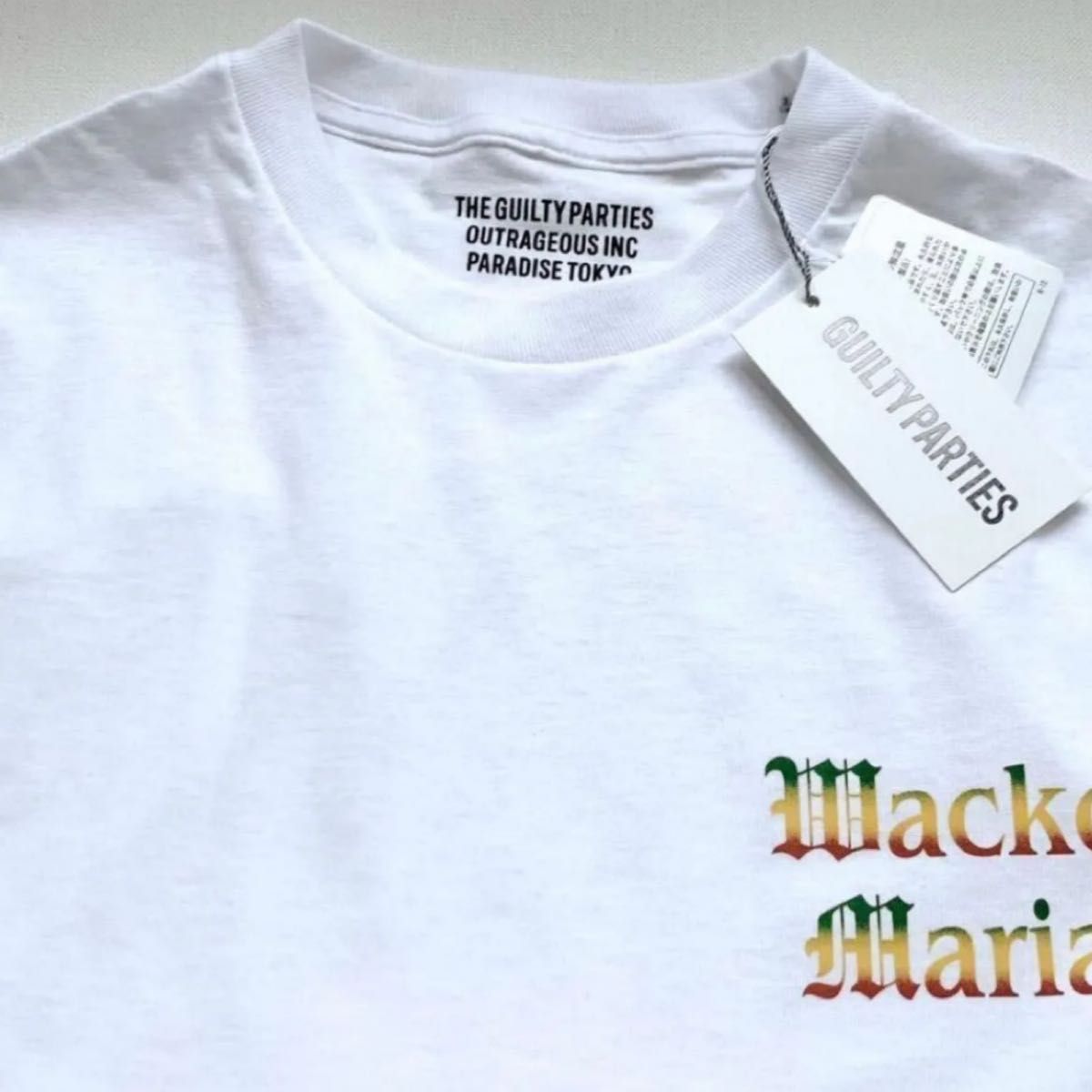 WACKO MARIA ワコマリア マリア ロゴ 長袖 Tシャツ 22FWE-WMT-LT01