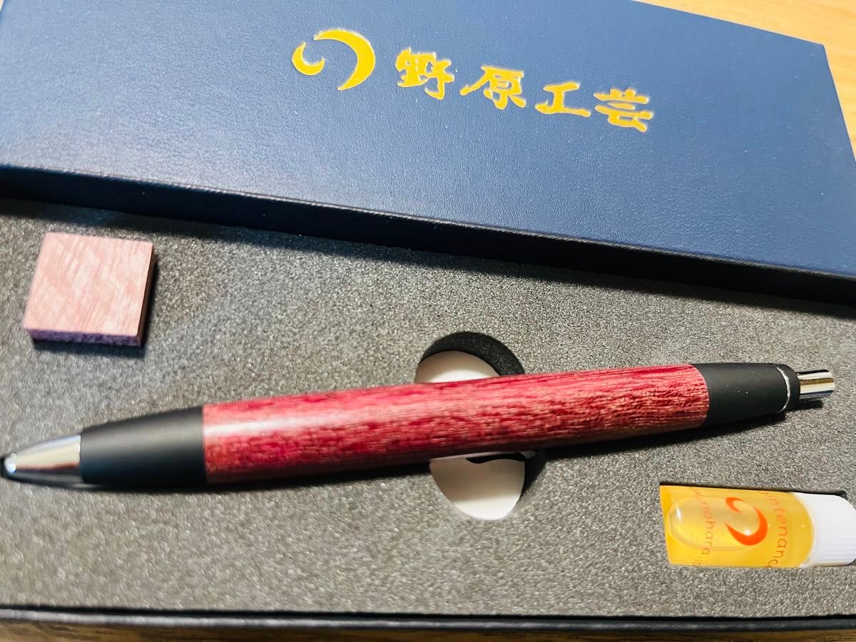 野原工芸 パープルハート ボールペン スタンダード シルバー｜Yahoo