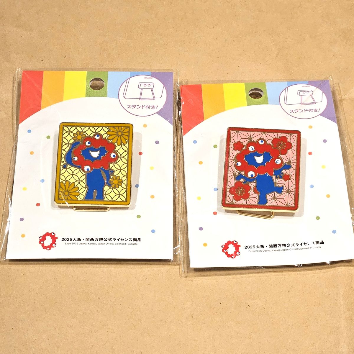 新品】ミャクミャク スタンド付きピンバッジ 菊 梅｜Yahoo!フリマ（旧