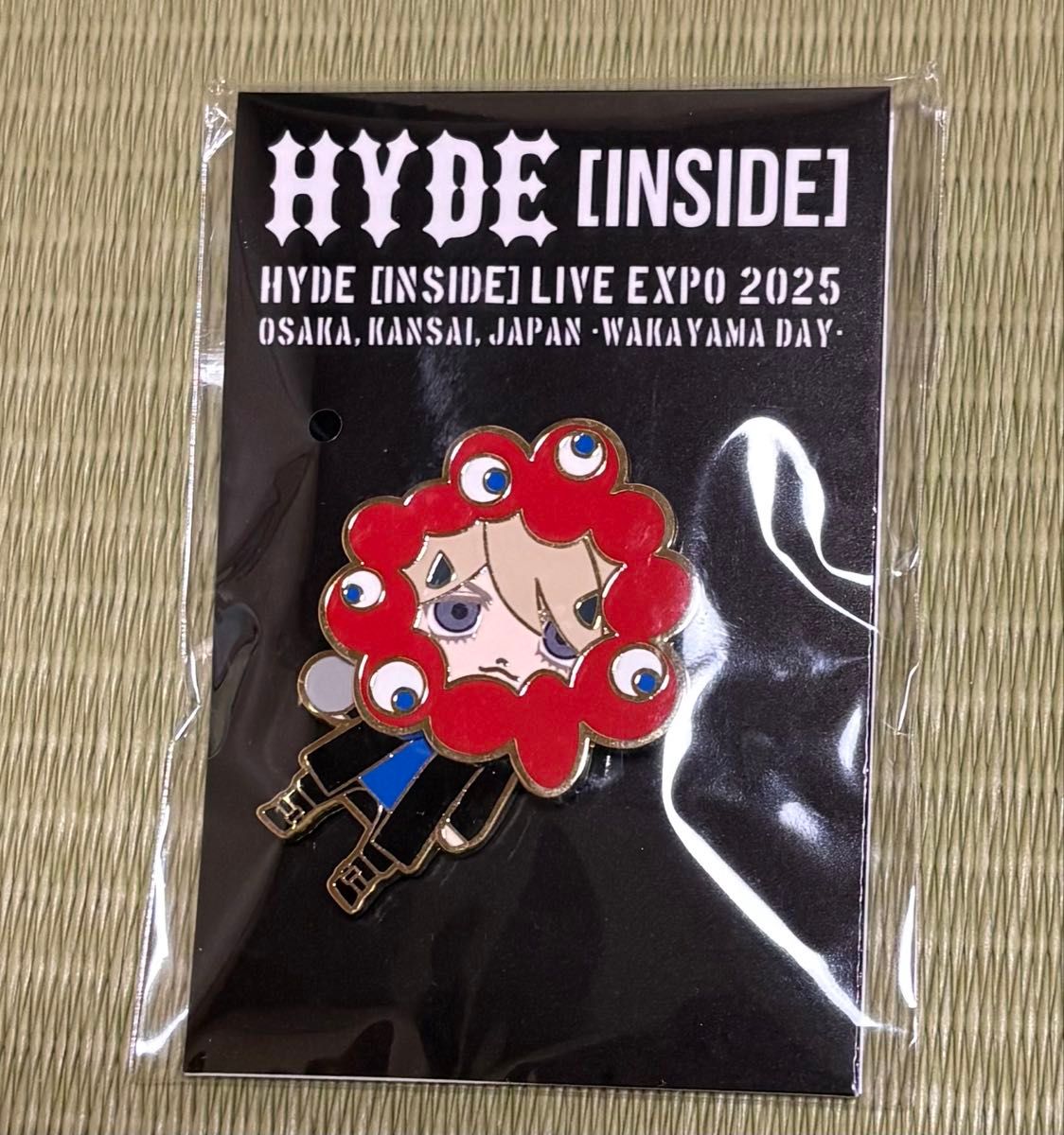 大阪関西万博 ミャクミャク HYDE なりきりゆらゆらピンバッジセット
