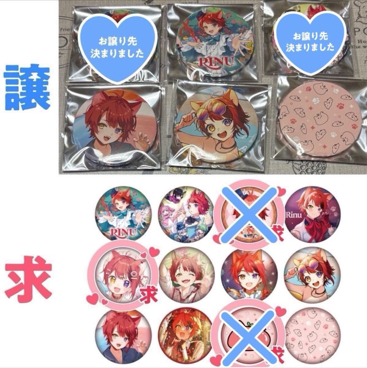 莉犬 言ノ葉ワンダーランド 缶バッジ 40個セット 莉犬くん 武道館 ワンマン