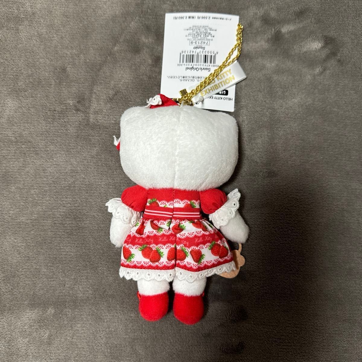 お顔厳選【京都限定】ハローキティ展 【いちごドレス】デザイン