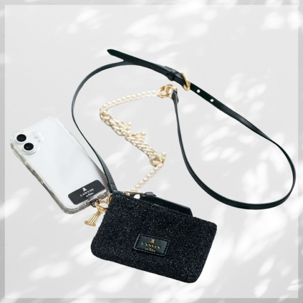 JAL機内販売限定】ランバン オン ブルー ジュエル ポーチ