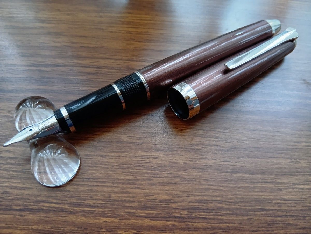 パイロット エラボー金属軸 ブラウン太字 PILOT エラボー SBニブ 金属