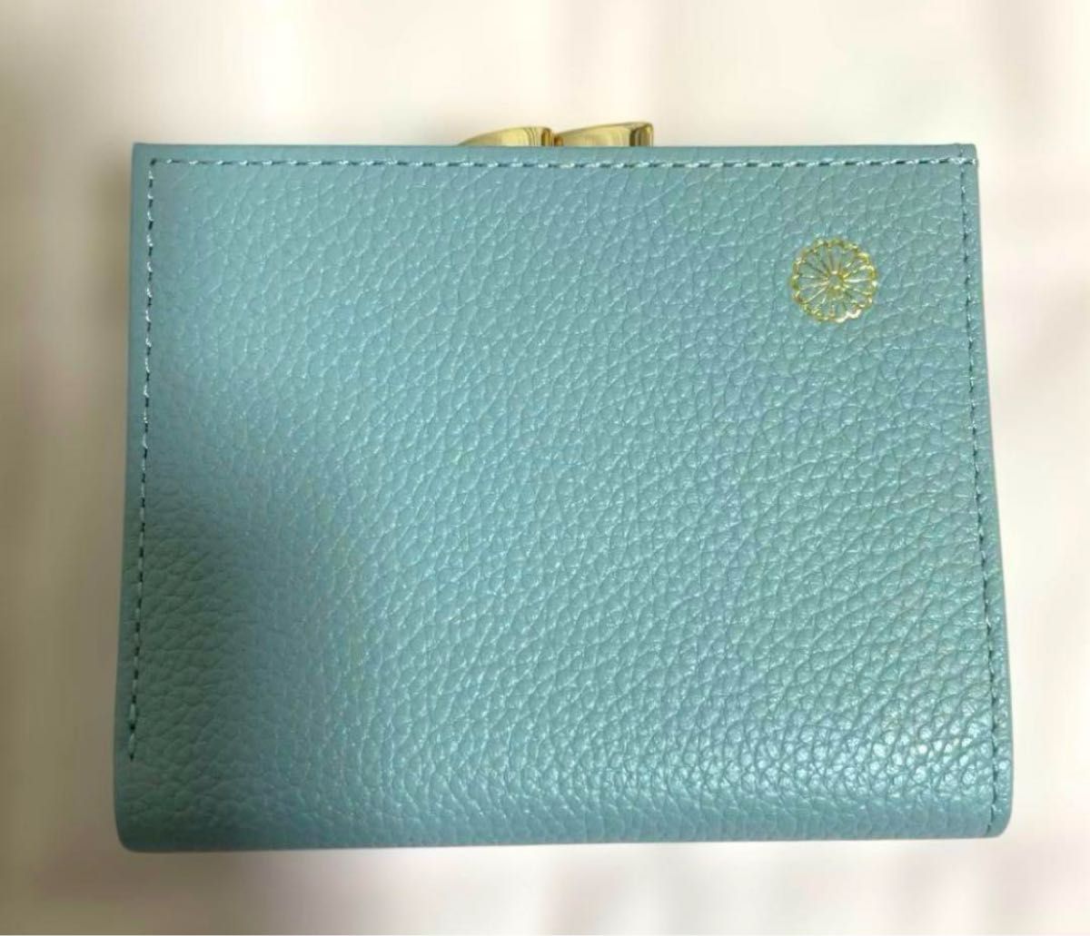 新品未使用/箱付き】皇居限定二つ折財布 人気色 水色(ライトブルー) 二