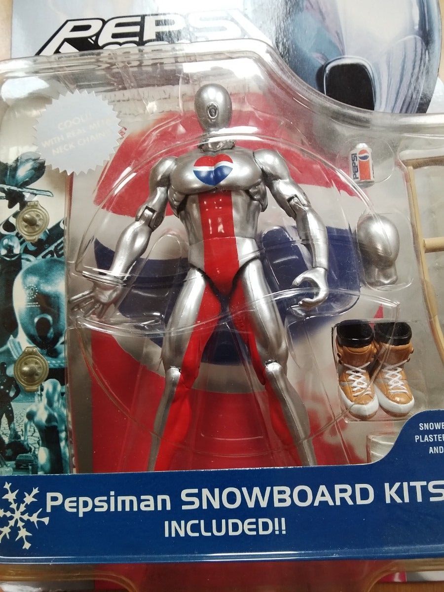 ペプシマンウルトラフリーポーズフィギュアスノーボードキット｜Yahoo