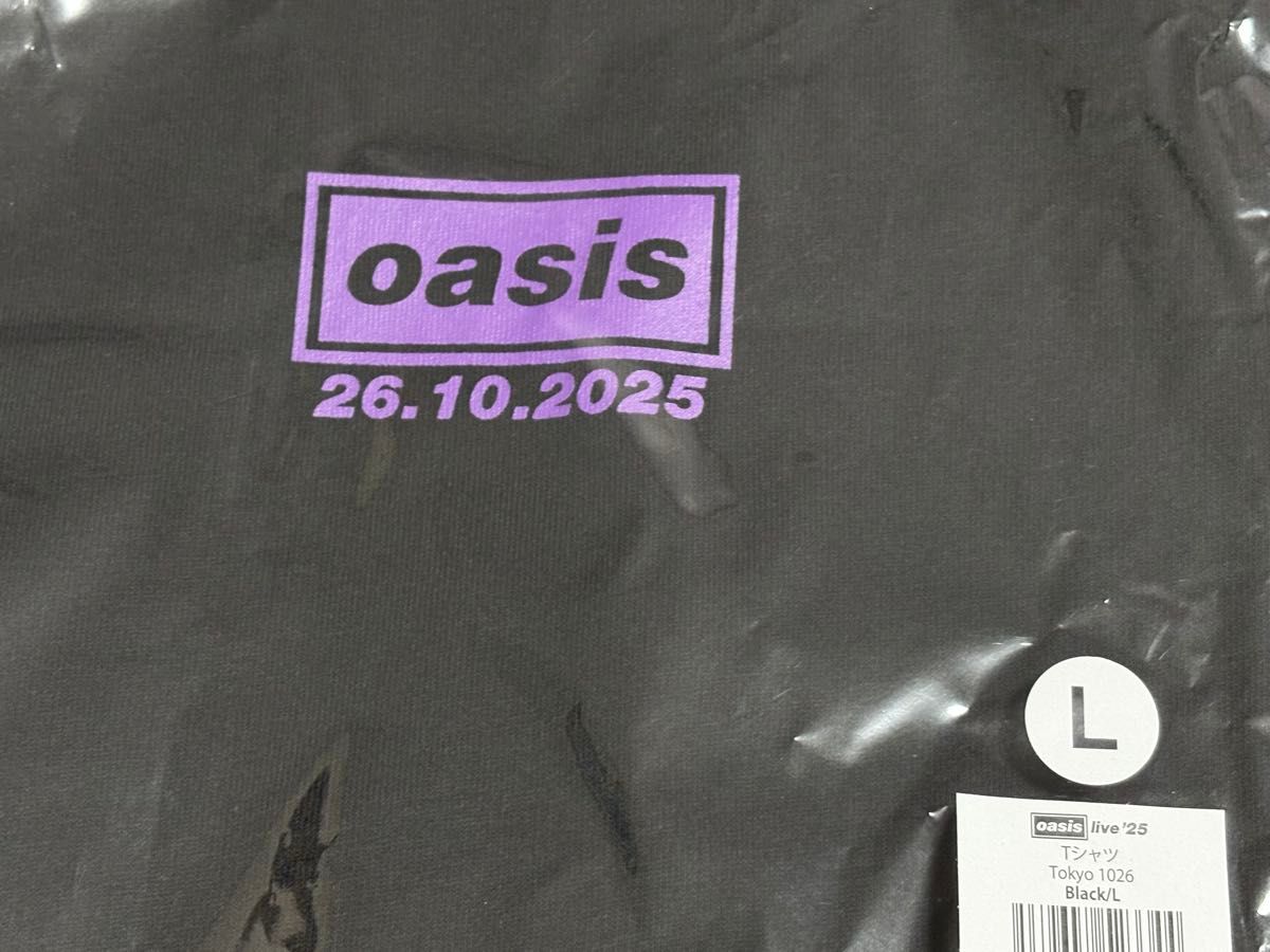 Oasis Tシャツ オアシス live '25 TOKYO 10/26 公演 Lサイズ 新品未