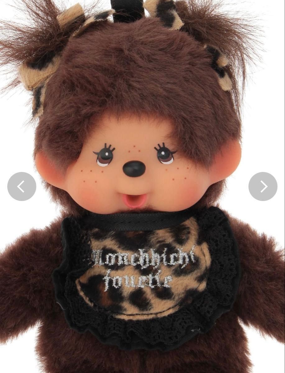 monchhichi×jouetie】レオパードキーチェーン モンチッチ ジュエティ