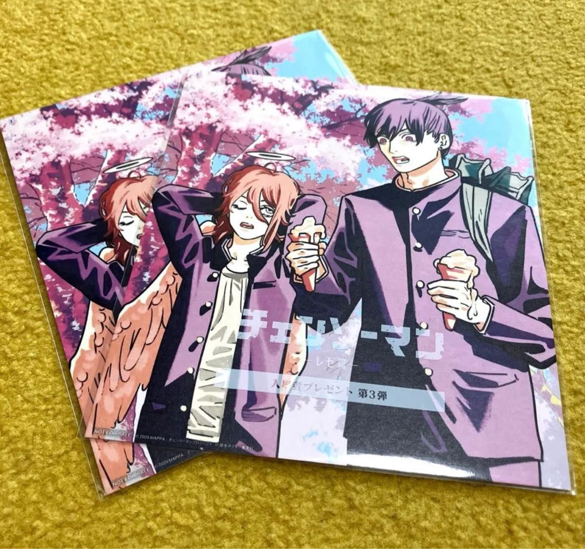 チェーンソーマン 韓国 映画 特典 レゼ A3ポスター 2枚 セット