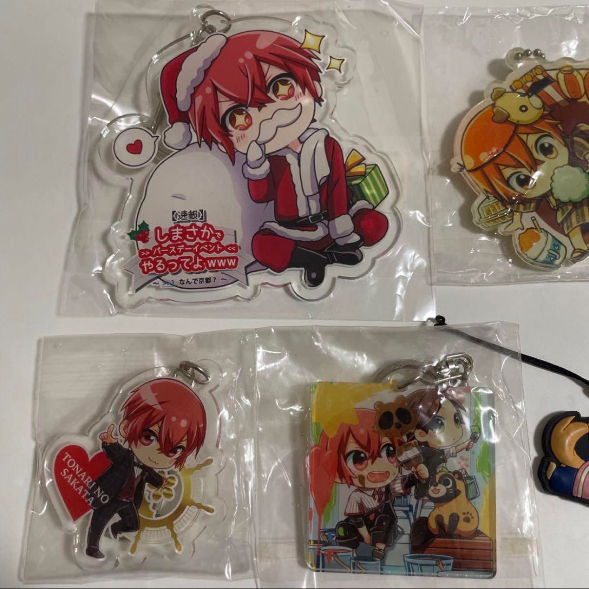 浦島坂田船 となりの坂田 あほの坂田 うらたぬき キーホルダー ラバー