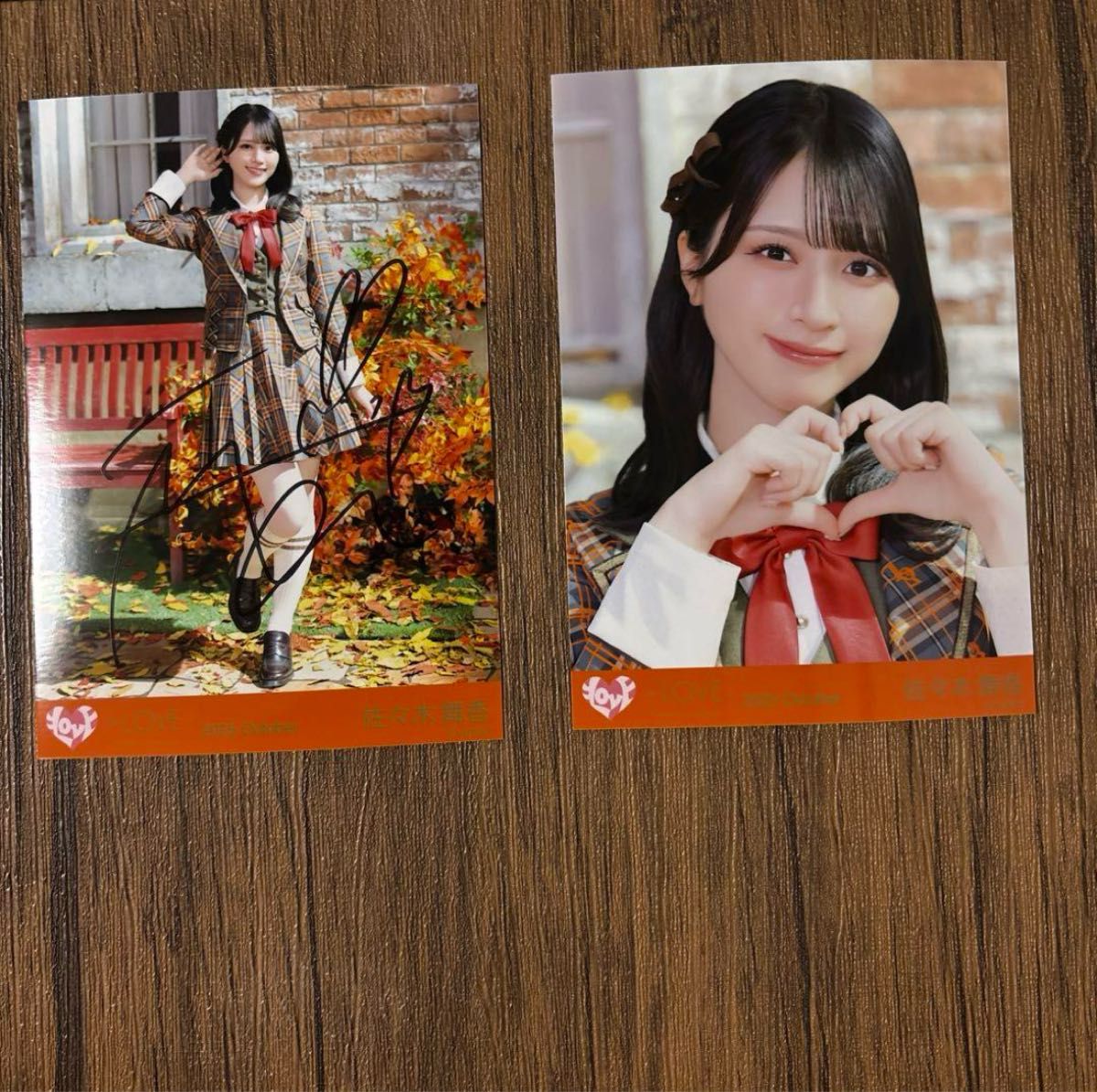 イコラブ 佐々木舞香 生写真 直筆 ラブソングに襲われる イコラブ