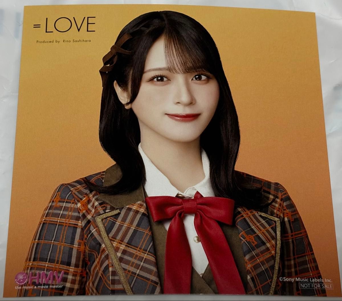 LOVE 佐々木舞香 ラブソングに襲われる 生写真 直筆サイン ヨリ LOVE