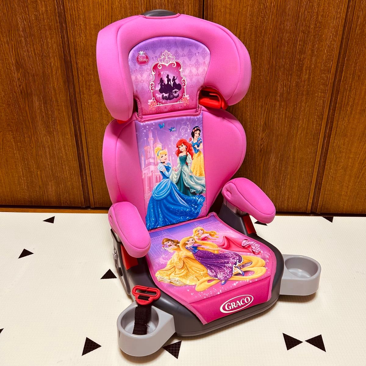 美品 GRACOジュニアシート ディズニー シャイニープリンセス グレコ