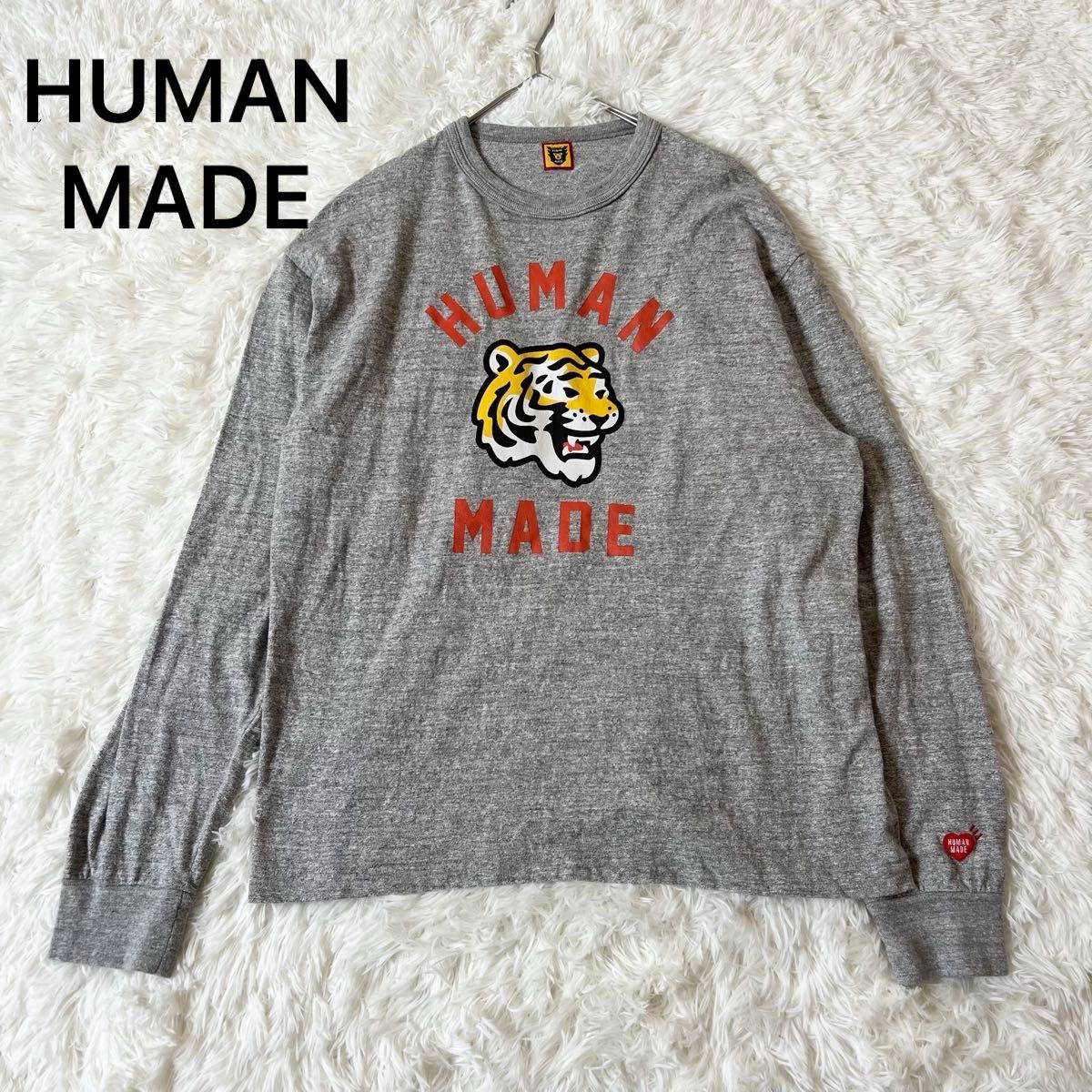 HUMAN MADE 虎プリント タイガー ロンT XL LL ヒューマンメイド