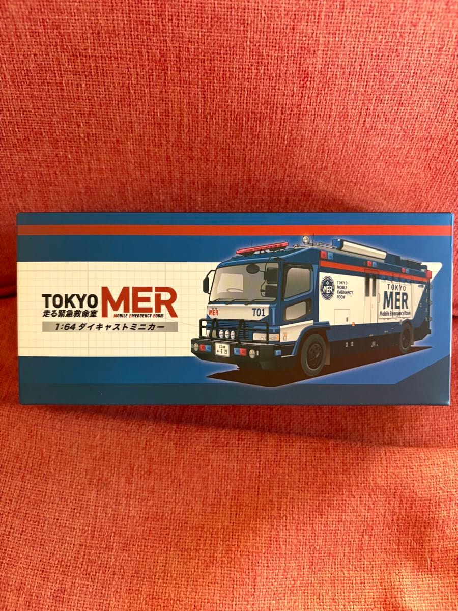 TOKYOMER TO1 1:64ダイキャストミニカー Tokyo MER TOKYOMER TO1 1:64