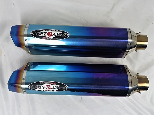 ZX14R ZX-14R 12-15 BEET NASSERT Evo Type II T2 チタンスリップオン