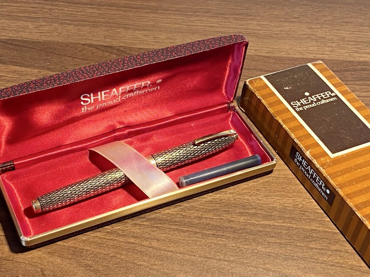 SHEAFFER シェーファー 万年筆 インペリアル ソボリン 14金張り 14K F