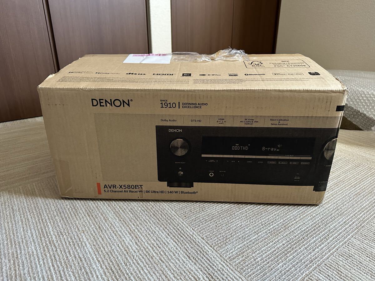 Yahoo!オークション - 送料無料 DENON AVR-X580BT 中古品 完動美品 リ