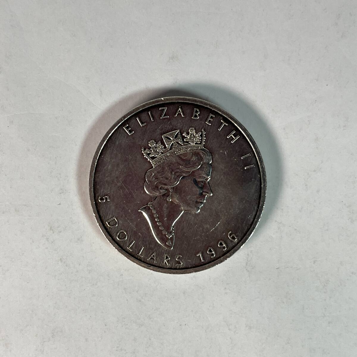 カナダ 5ドル 銀貨 1996年 メープルリーフ カナダ 5ドル 銀貨 1996年