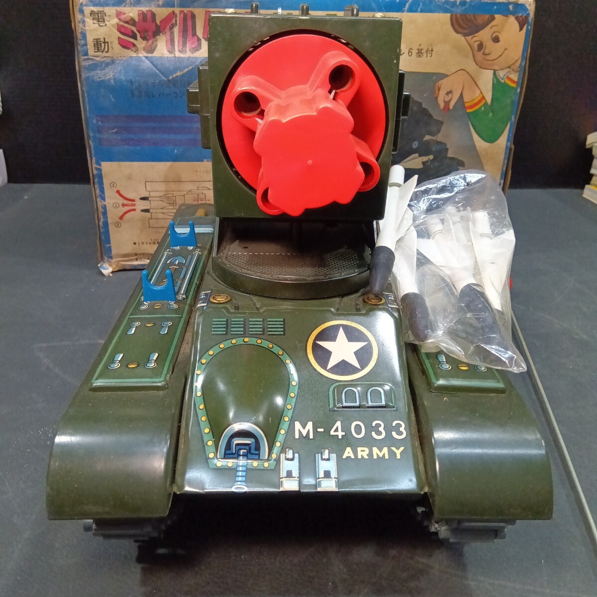 増田屋 ミサイルタンクMS-33 稀少 増田屋 ミサイルタンクMS-33 稀少