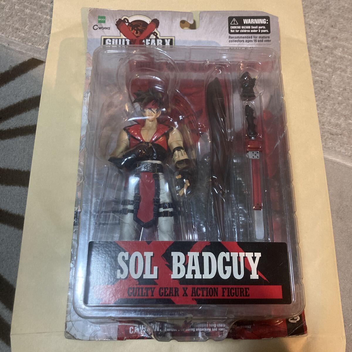 送料無料 レア 未開封 ギルティギア X アクションフィギュア ソル