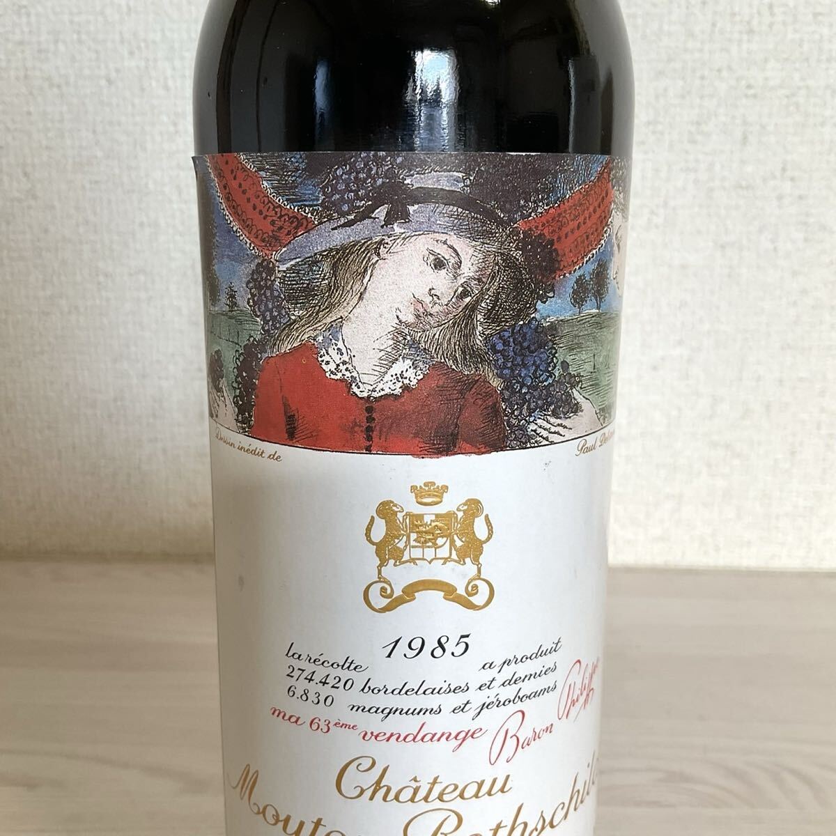 Chateau Mouton シャトームートン ロートシルト ワイン 1985 赤ワイン