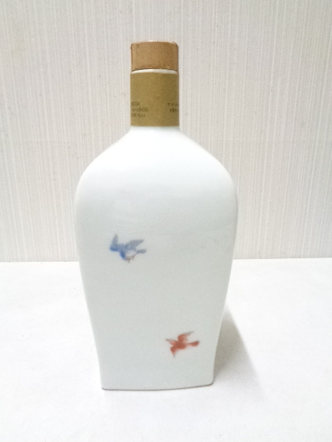 未開栓】 SUNTORY サントリー ウイスキー 錦菊梅竹文 有田焼 陶器