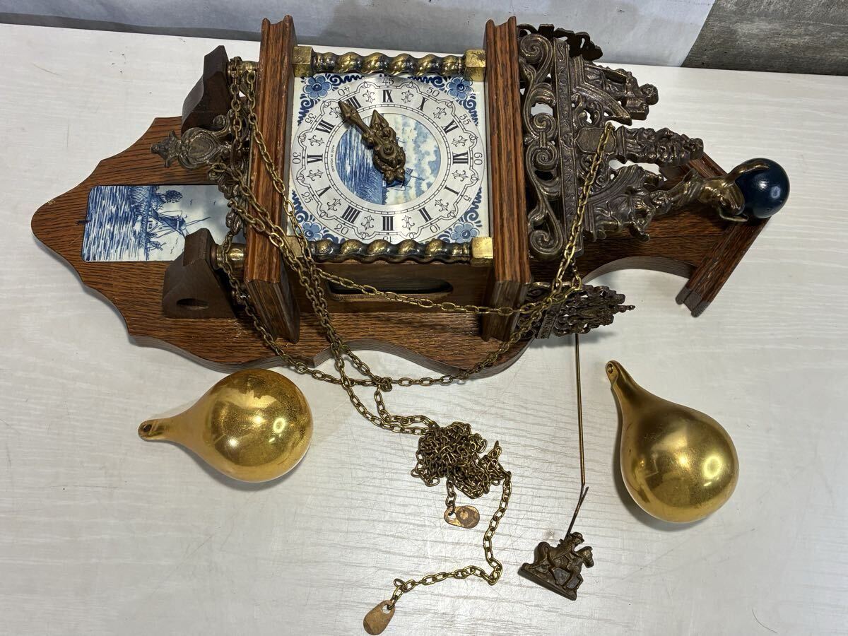 Franz・Hermle（フランツ・ヘルムレ） アンティーク 振り子 置き時計