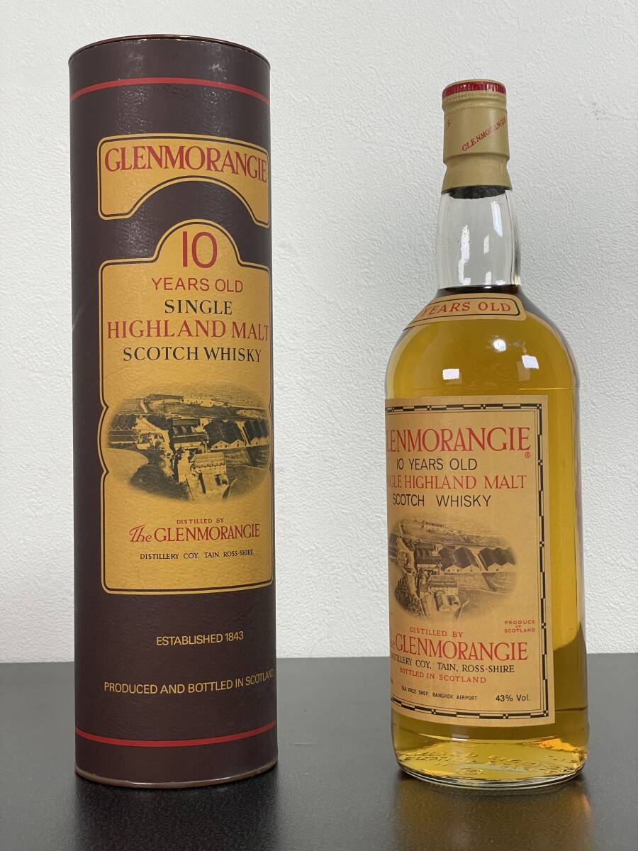 YB406 古酒 未開栓 グレンモーレンジ10年 1000ml 43% GLEN MORANGIE