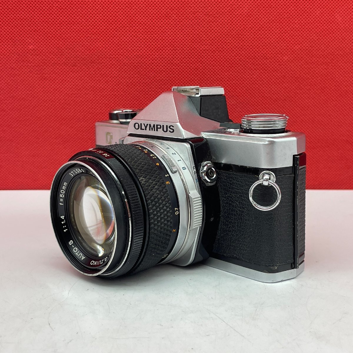 ◎51 OLYMPUS OM-1 シルバー OM-SYSTEM G.ZUIKO AUTO-S F1.4 50mm フィルム
