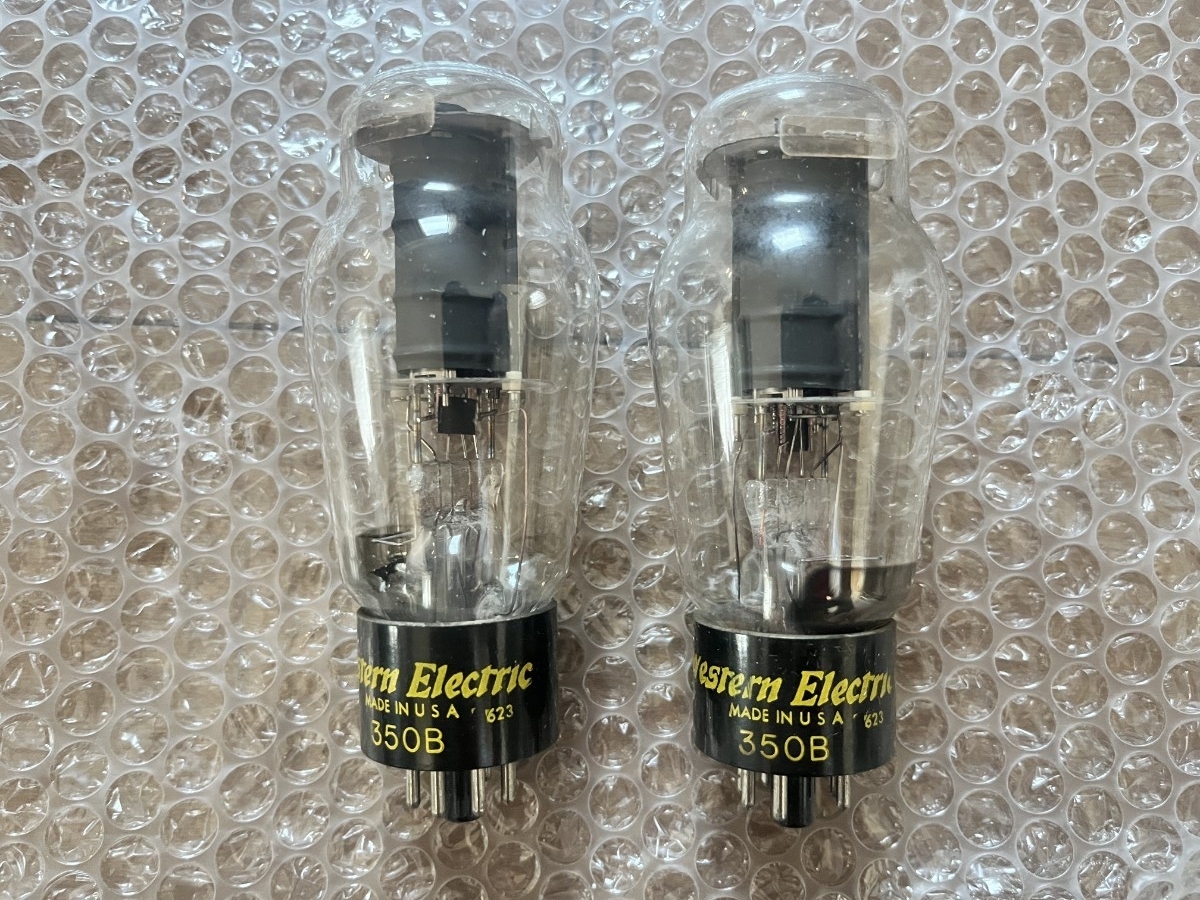Western Electric 350B真空管ペア