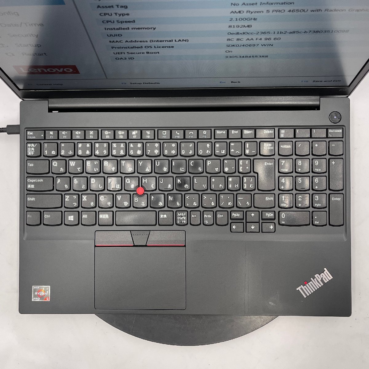 Lenovo ThinkPad 15.6インチ ノートPC 10世代 ジャンク Lenovo