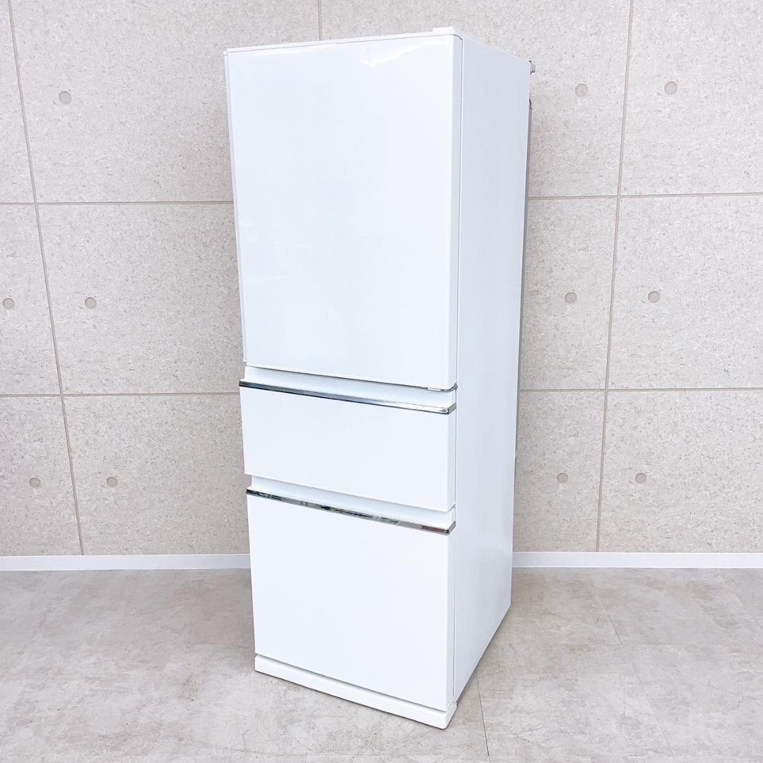 2020年製 三菱 ノンフロン冷凍冷蔵庫 330L MR-CX33E-W 3ドア