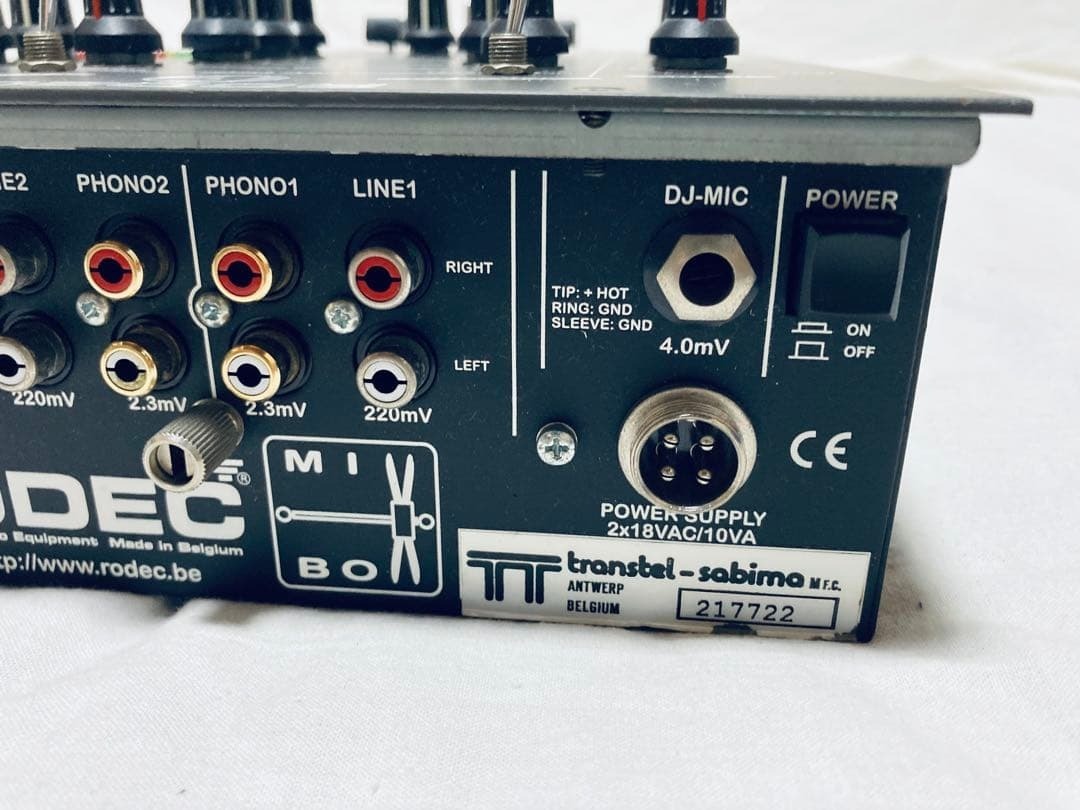 RODEC MIXBOX DJミキサー 動作良好 希少 生産終了 RODEC MIXBOX DJ