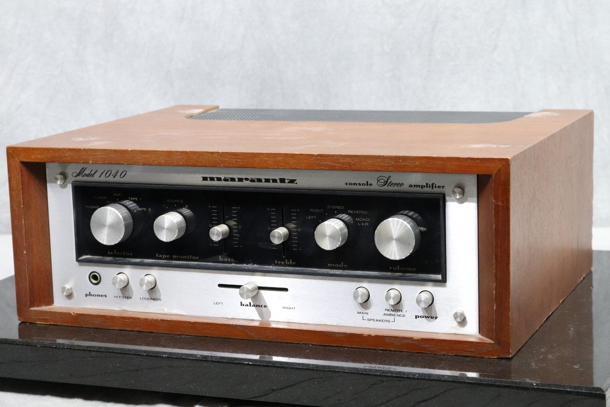 D】Marantz Model 1040 プリメインアンプ マランツ 3133993