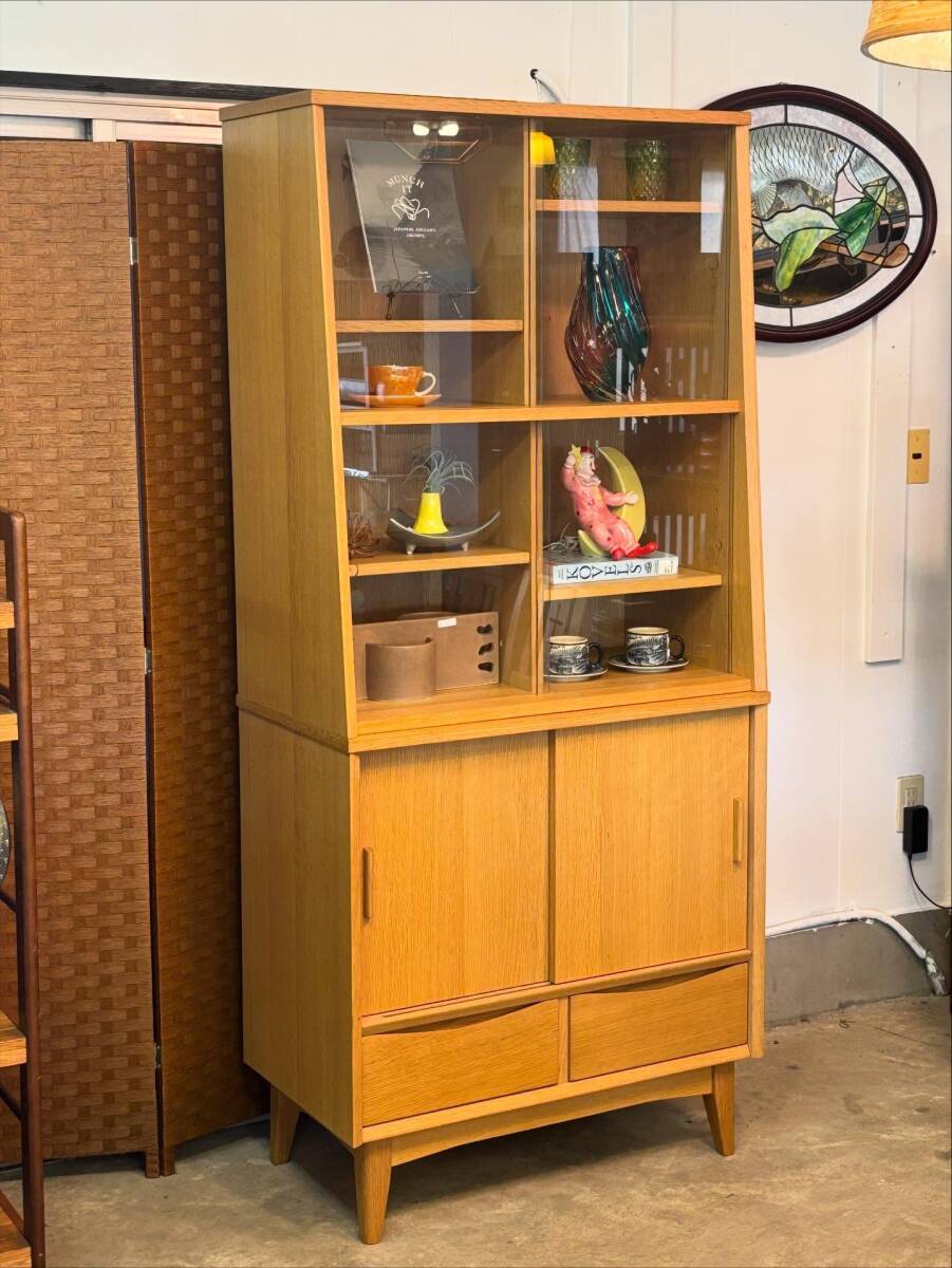 廃盤】unico ウニコ SIGNE シグネ キッチンボード キャビネット 食器棚