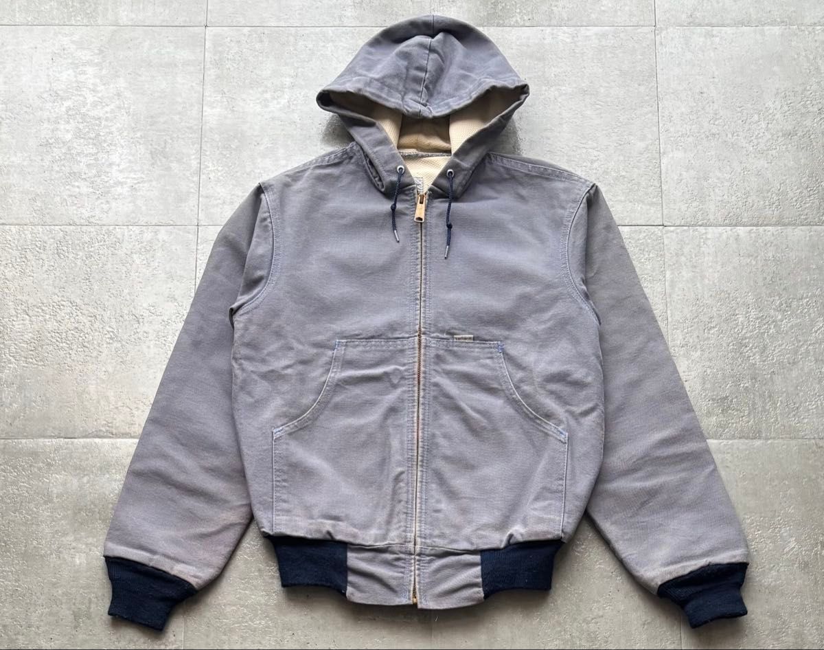 80s 90s USA製 Carhartt カーハート アクティブジャケット Sサイズ 星