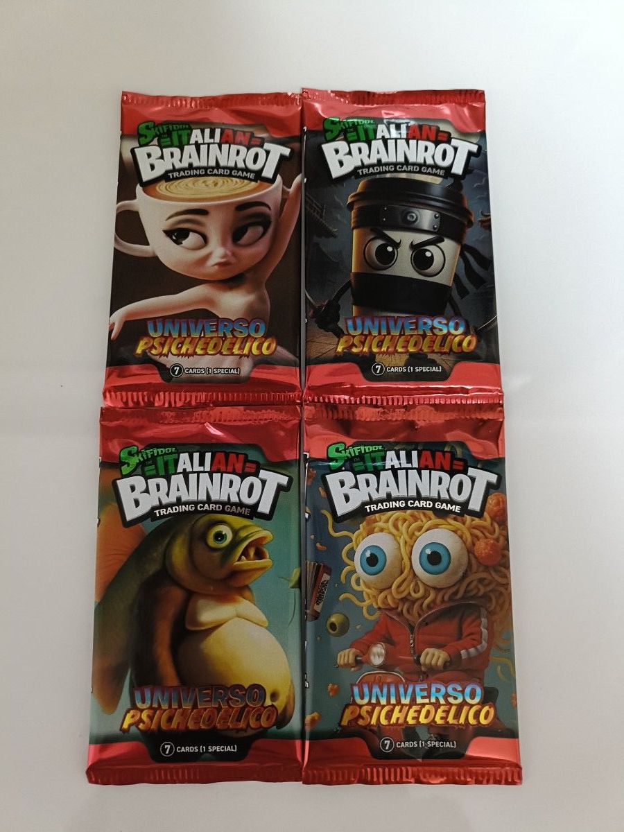 大阪関西万博 イタリア館 ブレインロットトレーディングカード4パック