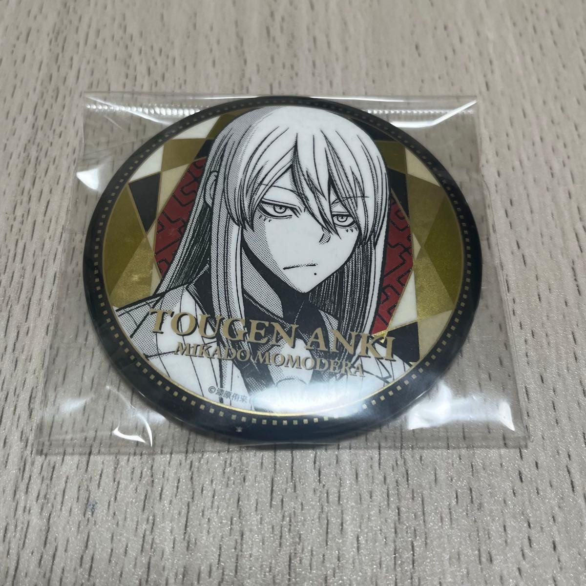 桃源暗鬼 マンガ展 メタリック缶バッジ 桃寺 神門